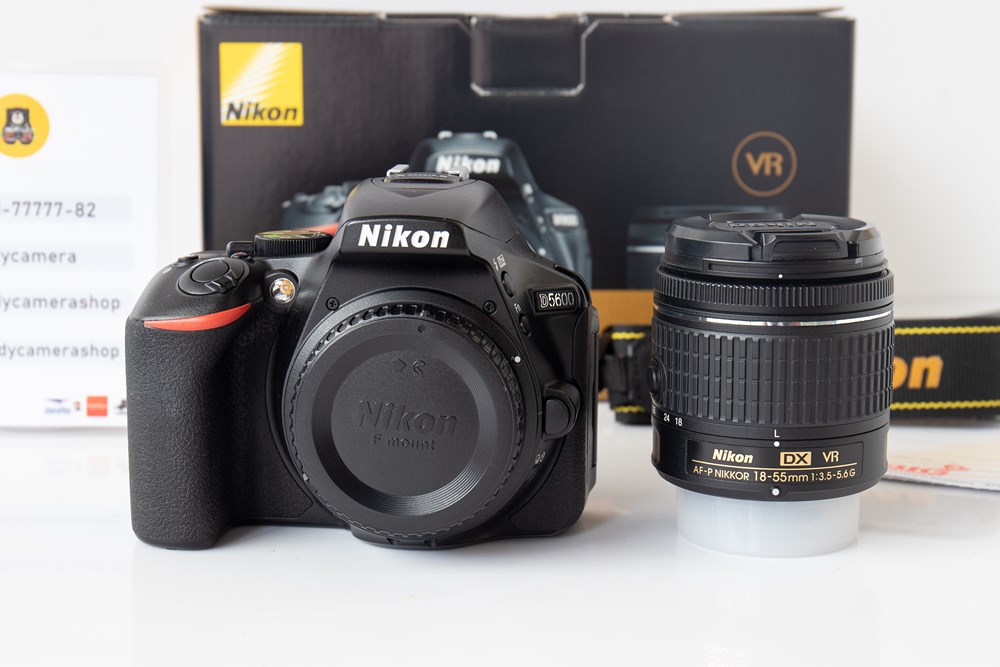 Nikon D5600+18-55mm VR เครื่องศูนย์ สภาพใหม่ ใช้น้อย 